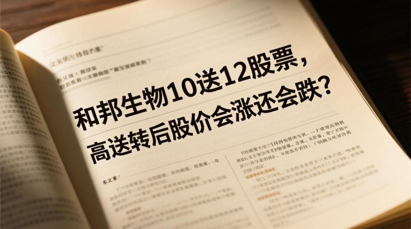 和邦生物10送12股票，高送转后股价会涨还是会跌？