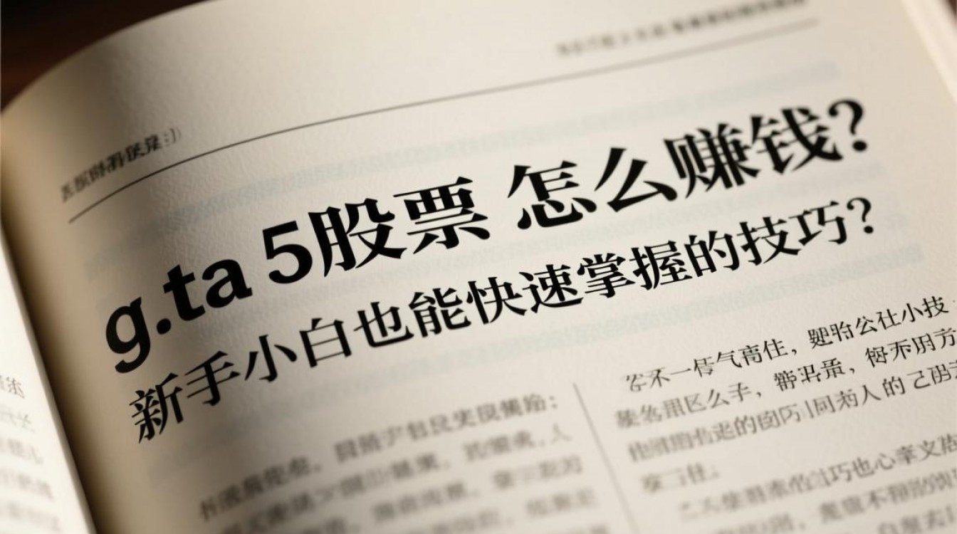 gta5股票怎么赚钱?新手小白也能快速掌握的技巧? gta5股票怎么赚钱?新手小白也能快速掌握的技巧?